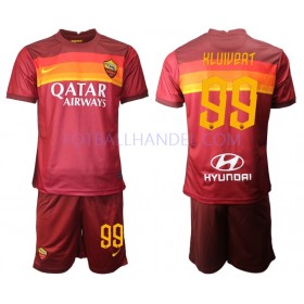 Barn Fotballdrakter AS Roma Justin Kluivert 99 Hjemme 2020-21 Kortermet